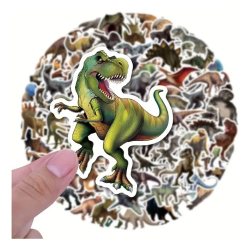 50 Pegatinas - Stickers -  Dinosaurios