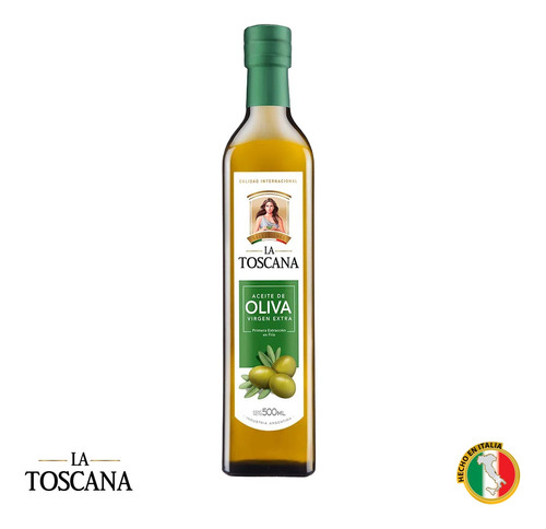 La Toscana Aceite De Oliva Extra Virgen Prensado Frio 500ml