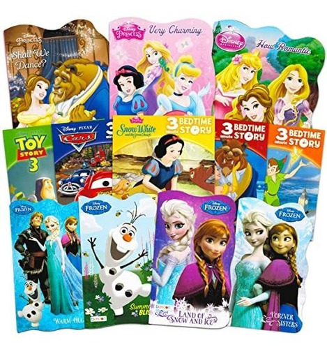 Frozen Pixar Princess - Juego De Mesa De Libros Para Niños C