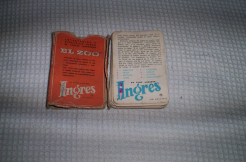 Antiguas Cartas De Juego .el Zoo.industria Uruguaya..