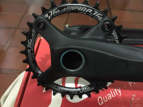 Imagen 2 de 9 de Biela Jgbike 3 Piezas Monoplato Bicicleta Mtb