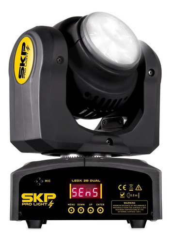 Cabezal De Luces Led Movil Doble Skp Ledx 2b 10w