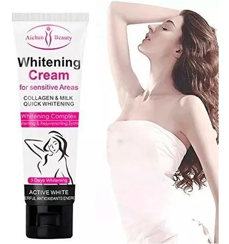 Crema Aichun Beauty Blanqueadora Axilas Colágeno Y Leche