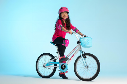 Bicicleta Infantil Aro 20 Mistigirl Btwin Cor Rosa