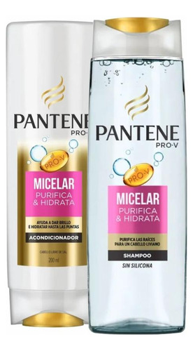Shampoo Pantene Micelar 400ml + Acondicionador 200ml