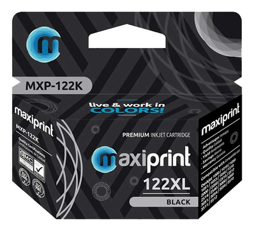 Cartucho De Tinta Hp 122xl