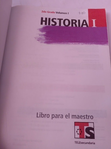 Historia 2do Grado Libro Para El Maestro (Usado)