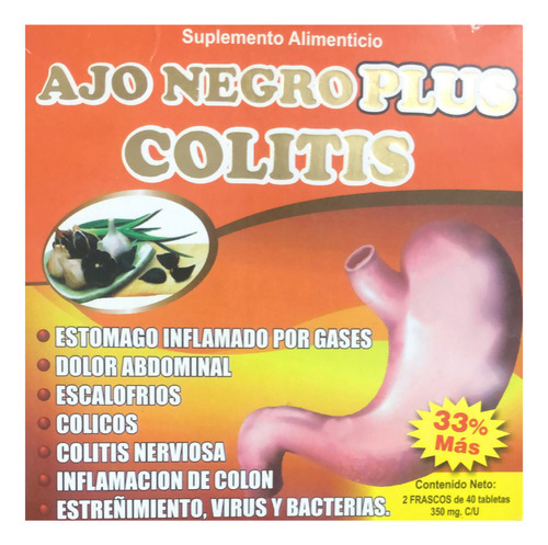 Suplemento Ajo Negro Plus Colitis
