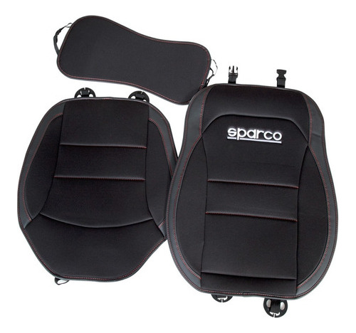 Imagen 3 de 4 de Funda Cubre Asiento Auto Individual Negro Sparco Universal