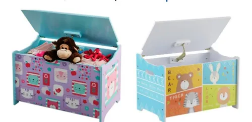 Set de 3 baúles para niños Atmosphera  Tu hijo necesita cajas funcionales  para guardar sus juguetes? Apueste por el estilo con este juego de 3 baúles  Atmosphera para niños.Baúles duraderos con