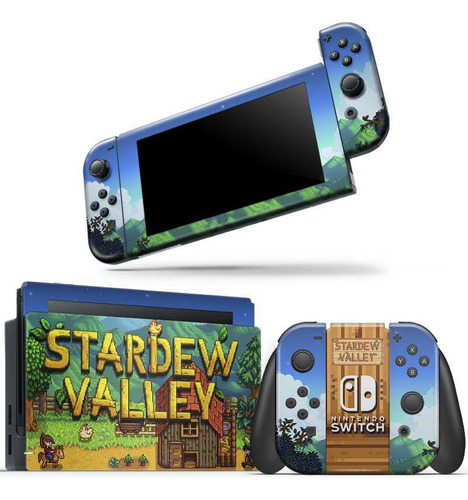 Skin Adesivo Protetor Para Nintendo Switch Stardew Valley B1