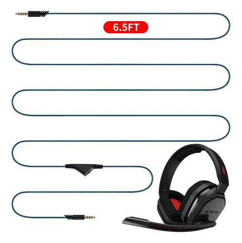 Cable De Reemplazo Earla Tec Para Astro A40 A10,20 M 65 De