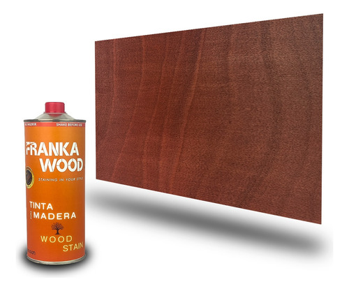 Tinta Color Caoba Franka Wood 1lt Rinde 16mt2