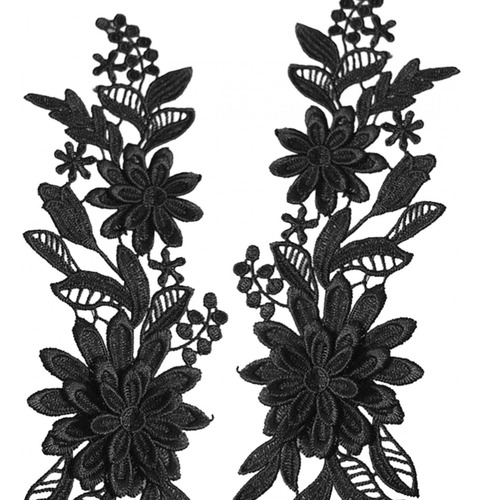 Apliques De Encaje De 2 Piezas, Apliques De Boda, Apliques