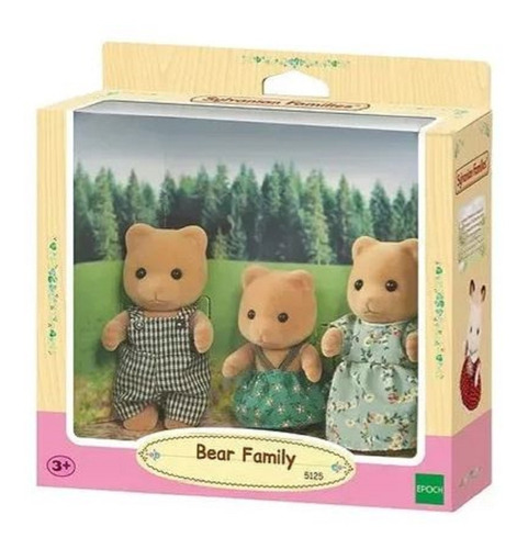 Sylvanian Families Familia Del Oso 5125sy Orig Intek