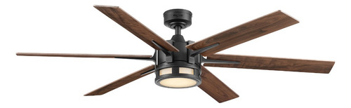 Ventilador De Techo Santana Cct 56 pulg blancos dinámicos Bronce Seis Aspas Coolfan