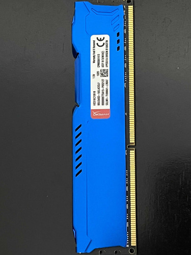 Memória Ram Ddr3 8gb Fury Hyper X Azul (Usado)