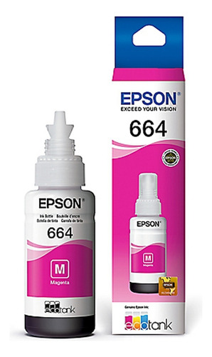 Tinta Epson T664 P L110 L200 L210 L300 L350 L355 L365 L395