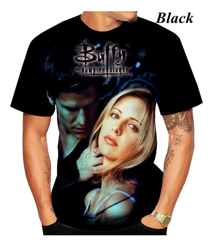 Verano Más Nuevo Buffy La Cazavampiros 3d Impresión T-shirt