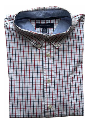 Camisa Tommy Hilfiger Hombre Manga Larga Talla Xl Cth140