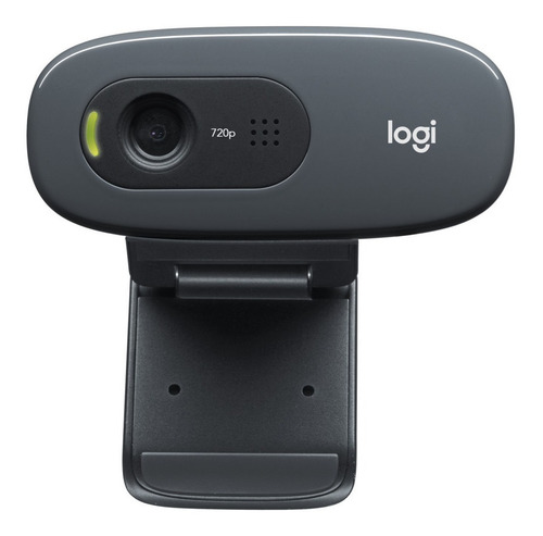 Imagen 1 de 3 de Cámara web Logitech C270 HD 30FPS color negro