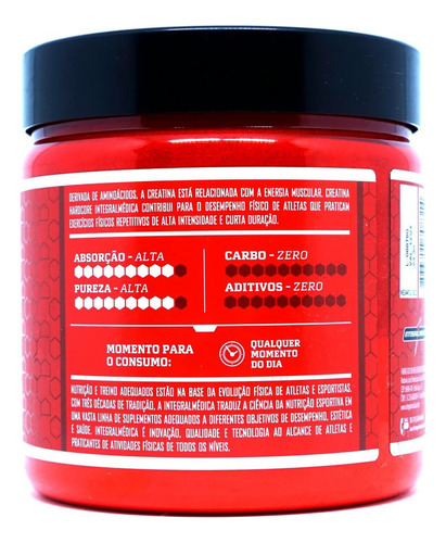 Creatina Integralmedica, 300 g, creatina, 100% pura, dura, sin sabor, en polvo Crea Pure Universal