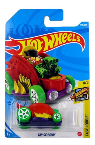 Car De Asada Taco Mexicano Hot Wheels 4/5 (108)