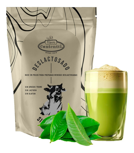 Té Matcha Coco Sin Azúcar Deslactosado 1kg Base Vegetal Coco