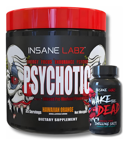 Pack Pychotic Red + Wake The Dead - Insane Labz