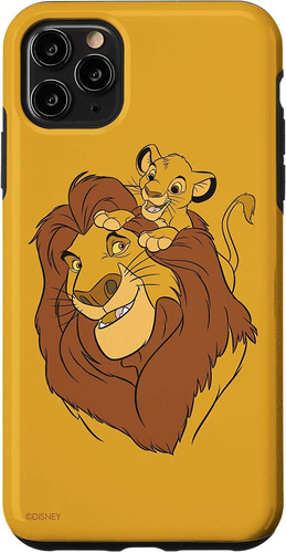 Funda Para iPhone 11 Pro Max Disney El Rey Leon Simba Y Muf