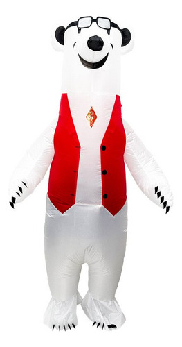 Disfraz De Halloween Inflable Con Forma De Oso Polar