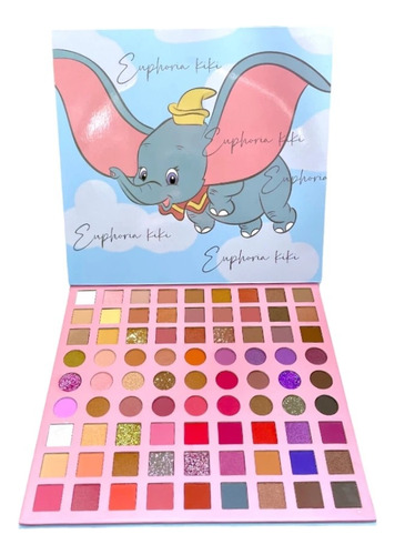 Paleta De Sombras Euphoria Kiki Dumbo 81 Colores