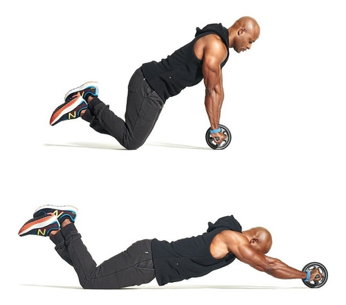 Imagen 8 de 8 de Kit Banda Reforzada + Rueda Simple Entrenamiento Fitness