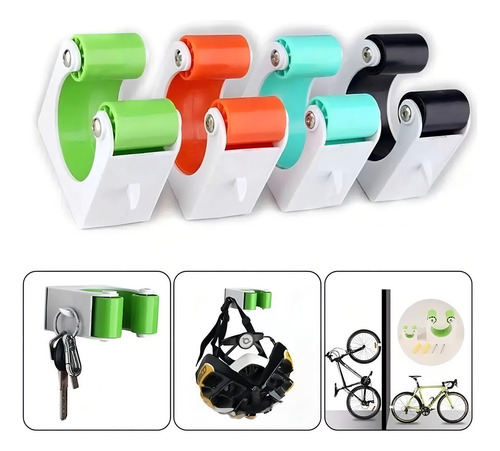Par Soporte Pared Para Bicicleta Tipo Clip Color Color Naranja