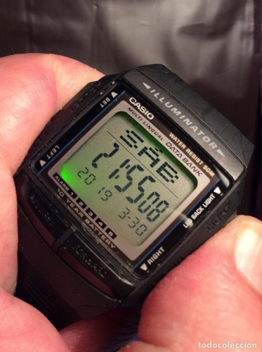 Reloj Hombre Casio Db-36 Databank Led Cronómetro 5 Alarmas