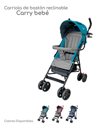 Carriola De Bastón Para Bebé D'bebé Carry Compacta Y Ligera