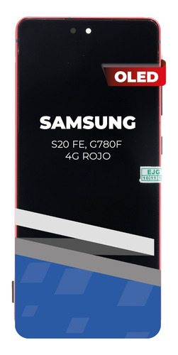Lcd Para Samsung S20 Fe , G780f 4g Rojo Oled