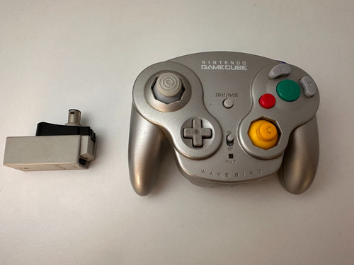 Control Nintendo Gamecube Wavebird Original Incluye Receptor (Usado)