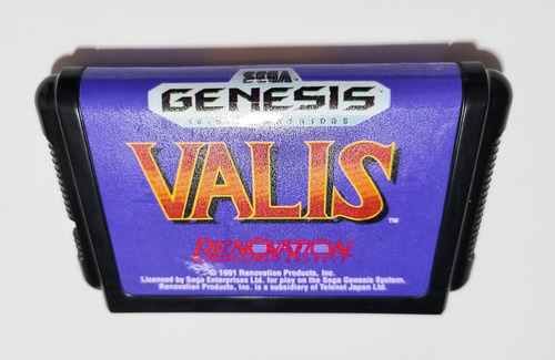 Cartucho Juego Valis Sega Genesis 16 Bits