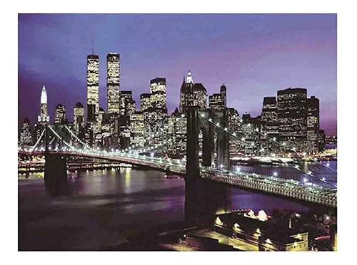 T Kit De Pintura Con Diamantes 5d Paisaje De Ciudad 40x50 Cm