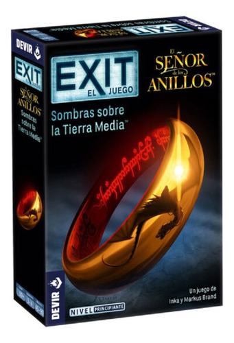 Juego De Mesa - Exit: El Señor De Los Anillos - Esp