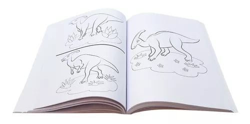 Meu Primeiro Livro De Colorir Com Lápis Dinossauros - Bom Preço