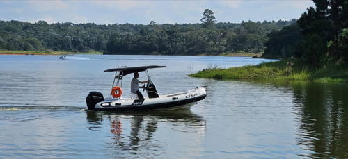 Bote Zefir G500, Com Motor Mercury 100hp Com Apenas 60h.