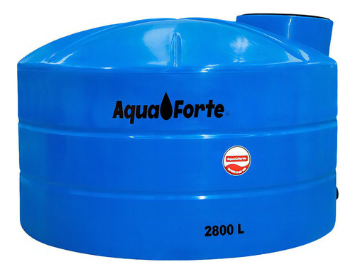 Cisterna Para Agua Aquaforte Tricapa 2800 L Color Azul