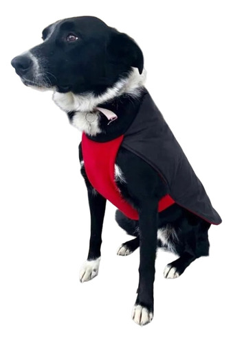 Capa Impermeable Y Doble Polar Para Perros Medianos!!