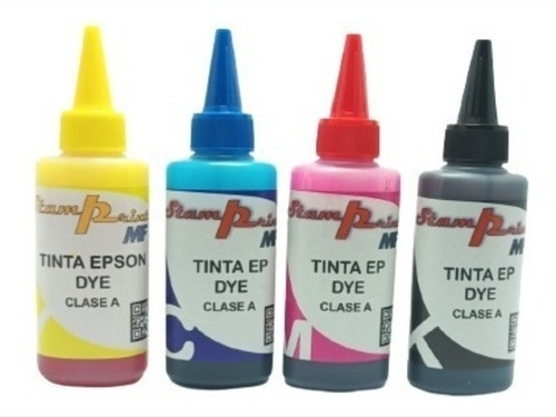 Tinta Dye Para Impresora Epson 100 Ml  Colores Clase A