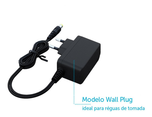 Fonte Garra 12,8v 1a Com Pino P4 Para Cftv Fon1336 Mcm