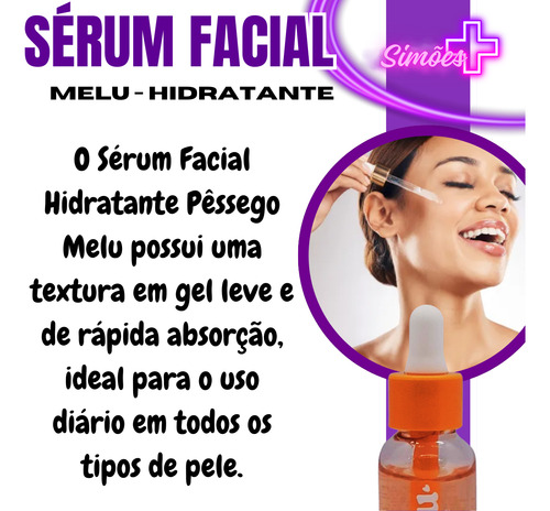 Sérum Facial Kiwi/coco/pessego/melancia 30ml Várias Opções!