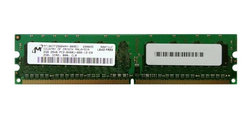 Memoria RAM 2GB 1x2GB Micron MT16HTF25664AY-800E1