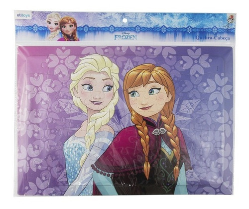 Quebra Cabeça Com Desenho Frozen 63 Peças